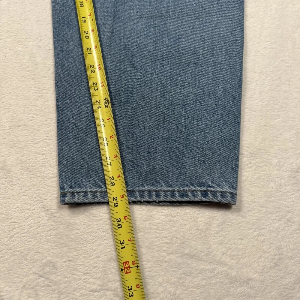 Carhartt Jeans Mens 44x30 Blue Stonewash B17 STW Relaxed Fit Straight Leg Denim‎